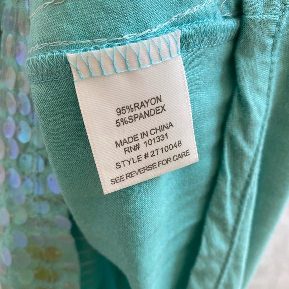 Sequins Tank Top - Size: Medium - image 8